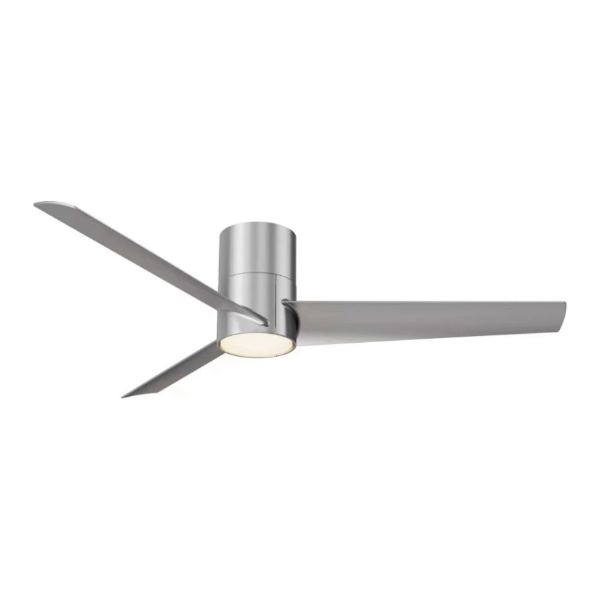 ZEVENTI - Ventilatore da soffitto dimmerabile a LED BARROSA LED/18W/230V 3000-6000K Wi-Fi Tuya cromo opaco + telecomando
