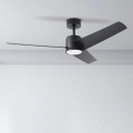 ZEVENTI - Plafoniera LED ORVIETO LED/18W/230V 3000-6000K Wi-Fi Tuya nero + telecomando