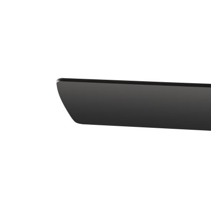 ZEVENTI - Ventilatore da soffitto dimmerabile a LED ORVIETO LED/18W/230V 3000-6000K Wi-Fi Tuya nero + telecomando