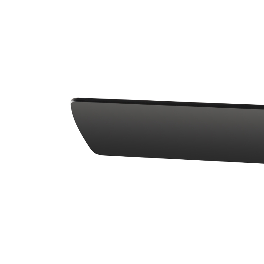 ZEVENTI - Ventilatore da soffitto dimmerabile a LED ORVIETO LED/18W/230V 3000-6000K Wi-Fi Tuya nero + telecomando