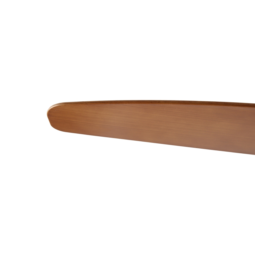 ZEVENTI - Ventilatore da soffitto dimmerabile a LED PADUA LED/18W/230V 3000-6000K Wi-Fi Tuya nero/marrone + telecomando