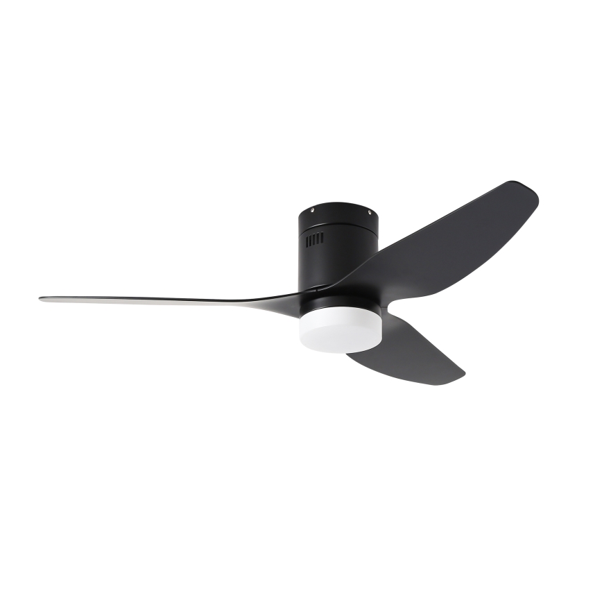 ZEVENTI - Ventilatore da soffitto dimmerabile a LED PADUA LED/18W/230V 3000-6000K Wi-Fi Tuya nero + telecomando