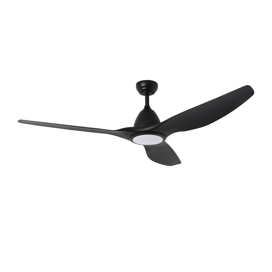 ZEVENTI - Ventilatore da soffitto dimmerabile a LED URBINO LED/20W/230V 3000-6000K Wi-Fi Tuya nero + telecomando