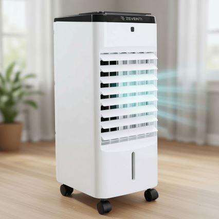 ZEVENTI - Rafraîchisseur d'air ARCTIC 60W/230V noir/blanc + télécommande