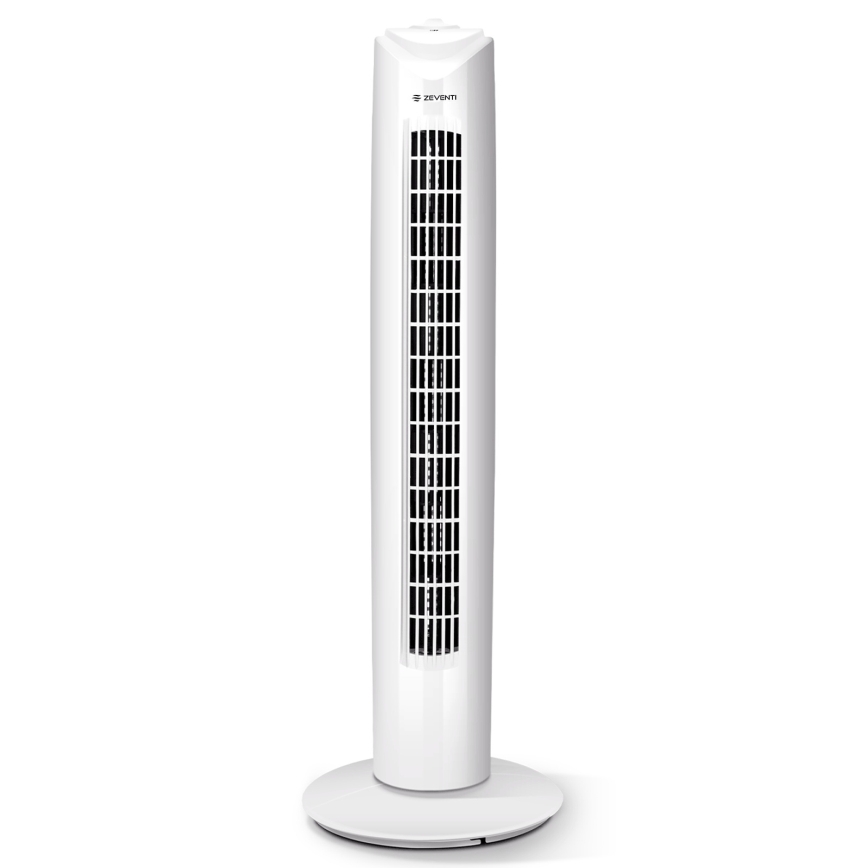 ZEVENTI - Ventilateur colonne FLOW 45W/230V blanc