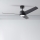 ZEVENTI - Ventilateur de plafond à intensité variable ORVIETO LED/18W/230V 3000-6000K Wi-Fi Tuya noir + Télécommande