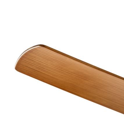 ZEVENTI - Ventilateur de plafond BARROSA LED/18W/230V 3000/4000/6000K Wi-Fi Tuya marron + Télécommande
