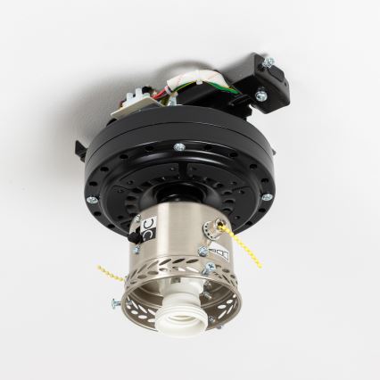 ZEVENTI - Ventilateur de plafond GALDANA 1xE27/60W/230V marron/beige