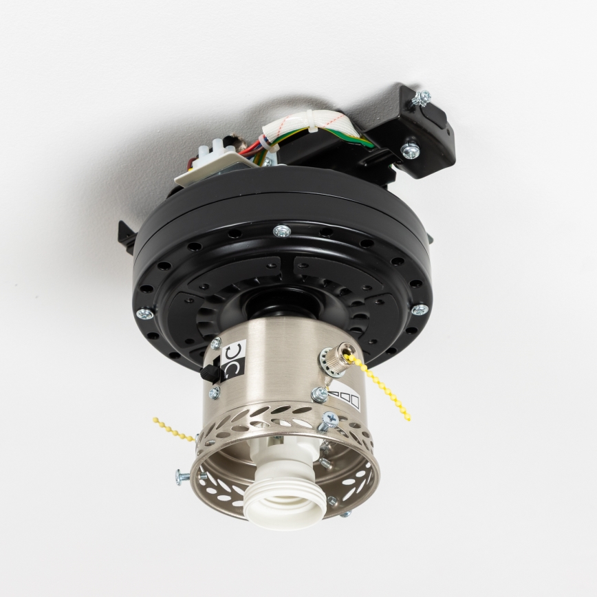 ZEVENTI - Ventilateur de plafond GALDANA 1xE27/60W/230V marron/beige