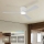 ZEVENTI - Ventilateur de plafond LED dimmable AUREX LED/24W/230V 3000/4000/6000K Wi-Fi Tuya blanc + télécommande