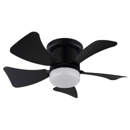 ZEVENTI - Ventilateur de plafond LED dimmable MUNDAKA LED/10W/230V 3000-6500K noir + télécommande