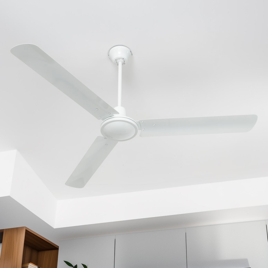 ZEVENTI - Ventilateur de plafond TOFINO blanc