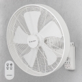 ZEVENTI - Ventilateur mural FREEZE 50W/230V d. 40 cm blanc + Télécommande