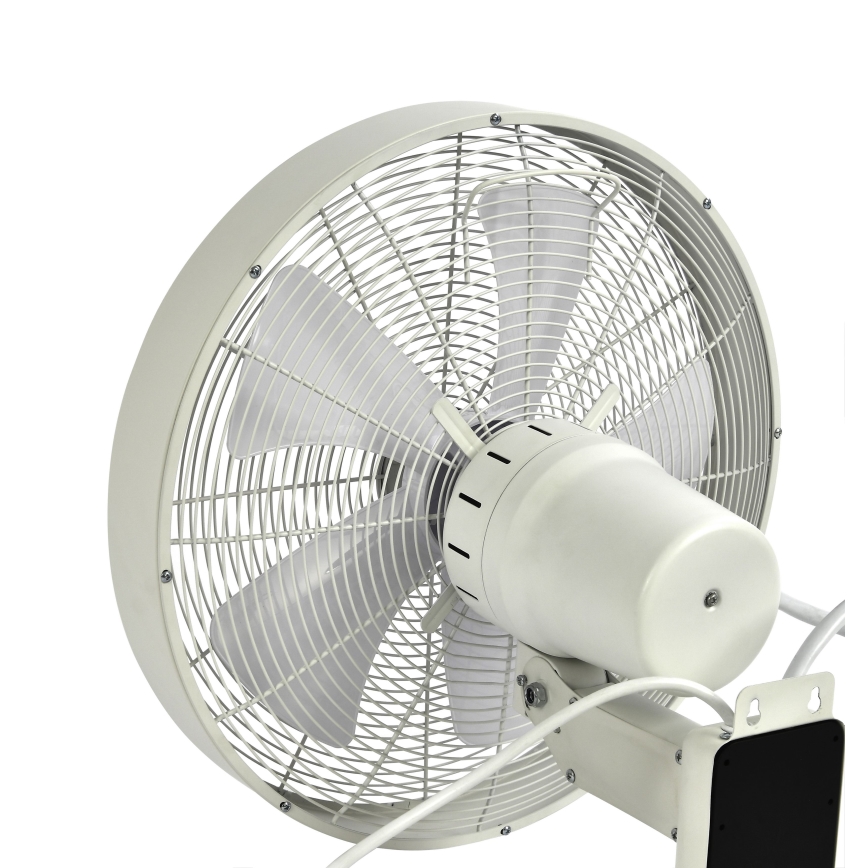ZEVENTI - Ventilateur mural FREEZE 50W/230V d. 40 cm blanc + Télécommande