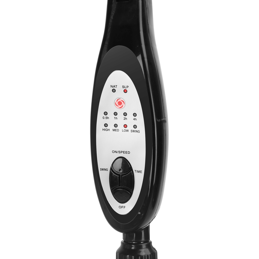 ZEVENTI - Ventilateur sur pied FLOW 55W/230V 130 cm noir + télécommande