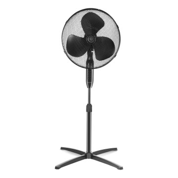 ZEVENTI - Ventilatore a piantana 40W/230V diam. 40 cm nero