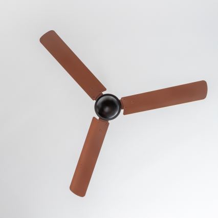 ZEVENTI - Ventilatore da soffitto TOFINO marrone