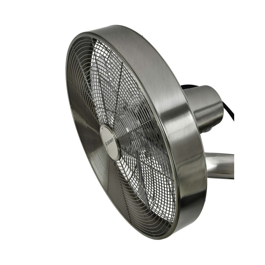 ZEVENTI - Ventilatore da parete FREEZE 50W/230V diametro 40 cm cromo opaco + telecomando