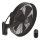 ZEVENTI - Ventilatore da parete FREEZE 50W/230V diametro 40 cm nero/marrone + telecomando