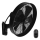 ZEVENTI - Ventilatore da parete FREEZE 50W/230V diametro 40 cm nero + telecomando