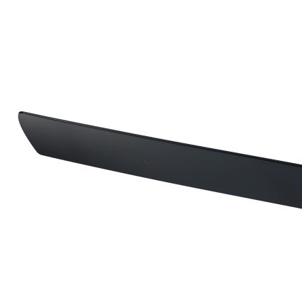 ZEVENTI - Ventilatore da soffitto con luce LED dimmerabile AUREX LED/24W/230V 3000/4000/6000K Wi-Fi Tuya nero + telecomando
