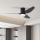 ZEVENTI - Ventilatore da soffitto dimmerabile a LED PADUA LED/18W/230V 3000-6000K Wi-Fi Tuya nero + telecomando