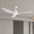 ZEVENTI - Ventilatore da soffitto dimmerabile a LED URBINO LED/20W/230V 3000-6000K Wi-Fi Tuya bianco + telecomando