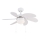 ZEVENTI - Ventilatore da soffitto FAMARA 1xE14/60W/230V bianco