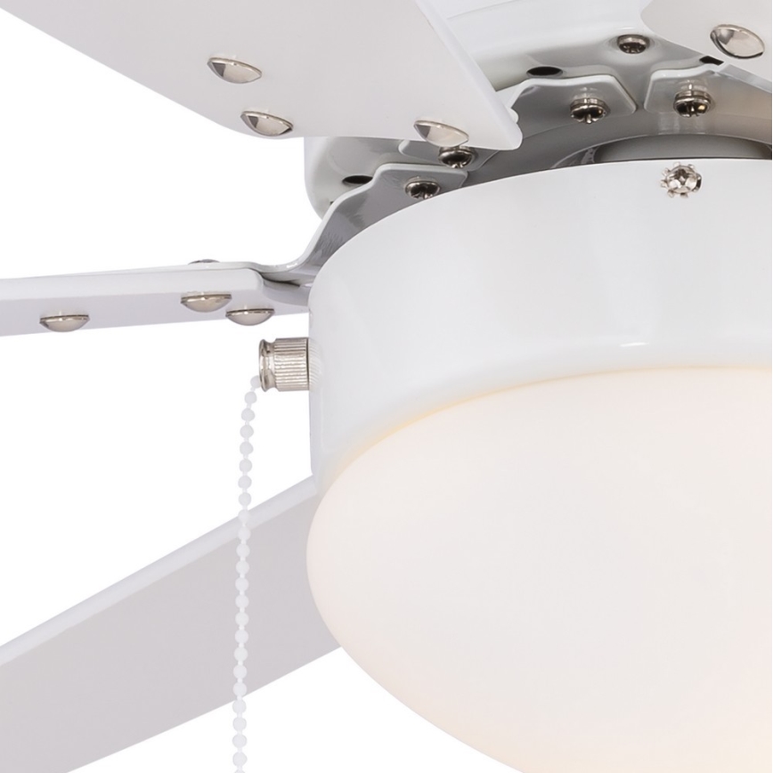 ZEVENTI - Ventilatore da soffitto FAMARA 1xE14/60W/230V bianco