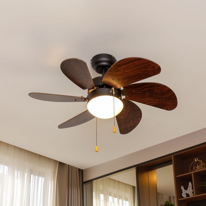 ZEVENTI - Ventilatore da soffitto FAMARA 1xE14/60W/230V