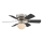 ZEVENTI - Ventilatore da soffitto GALDANA 1xE27/60W/230V grigio/bianco