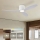 ZEVENTI - Ventilatore da soffitto LED dimmerabile VENTORA LED/24W/230V 3000/4000/6000K Wi-Fi Tuya bianco + telecomando