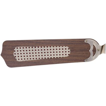 ZEVENTI - Ventilatore da soffitto NAVAGIO 1xE27/60W/230V marrone