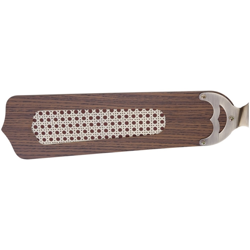 ZEVENTI - Ventilatore da soffitto NAVAGIO 1xE27/60W/230V marrone