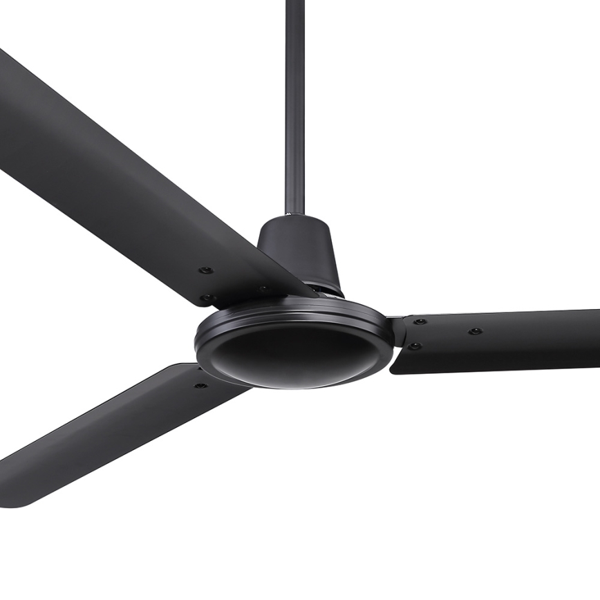 ZEVENTI - Ventilatore da soffitto TOFINO nero