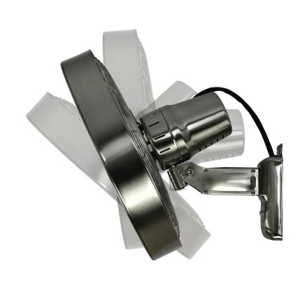 ZEVENTI - Wandventilator FREEZE 50W/230V d 40 cm matt Chrom + Fernbedienung