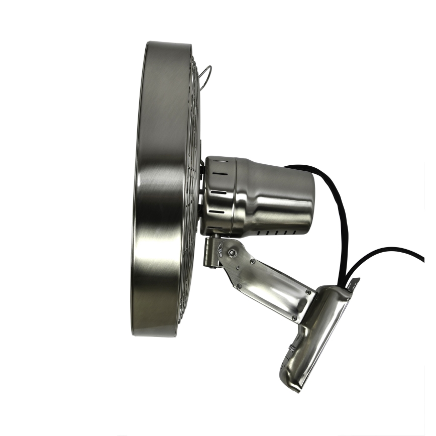 ZEVENTI - Wandventilator FREEZE 50W/230V d 40 cm matt Chrom + Fernbedienung