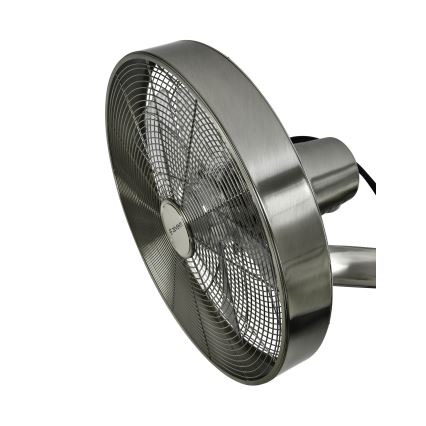 ZEVENTI - Wandventilator FREEZE 50W/230V d 40 cm matt Chrom + Fernbedienung