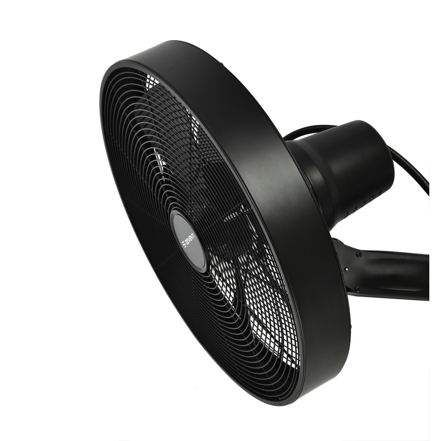 ZEVENTI - Wandventilator FREEZE 50W/230V d 40 cm schwarz + Fernbedienung
