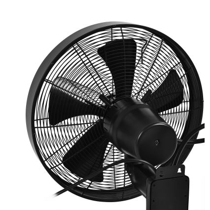 ZEVENTI - Wandventilator FREEZE 50W/230V d 40 cm schwarz + Fernbedienung