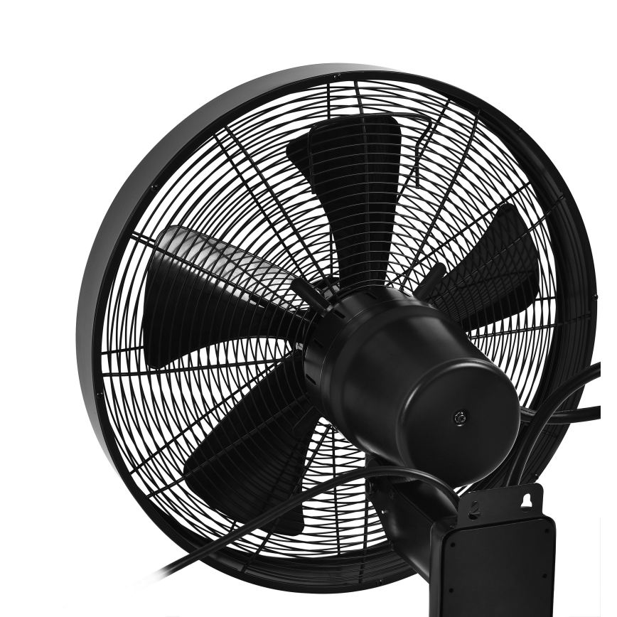 ZEVENTI - Wandventilator FREEZE 50W/230V d 40 cm schwarz + Fernbedienung