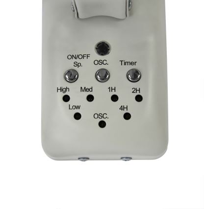 ZEVENTI - Wandventilator FREEZE 50W/230V d 40 cm weiß + Fernbedienung