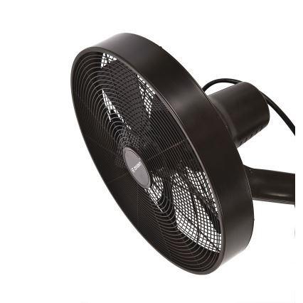 ZEVENTI - Wandventilator FREEZE 50W/230V d 40 cm schwarz/braun + Fernbedienung