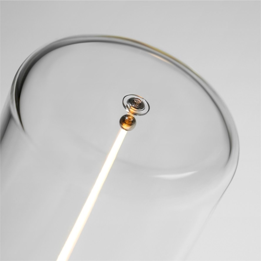 Zuma Line 1001 - Lampada LED dimmerabile ricaricabile ESTERNO LED/0,5W/230V nero IP54