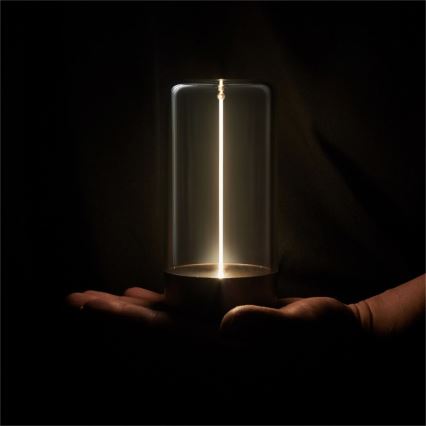 Zuma Line 1001 - Lampada LED dimmerabile ricaricabile ESTERNO LED/0,5W/230V nero IP54