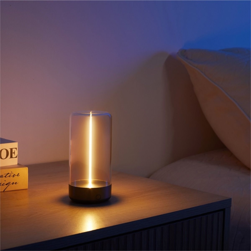 Zuma Line 1001 - Lampada LED dimmerabile ricaricabile ESTERNO LED/0,5W/230V nero IP54