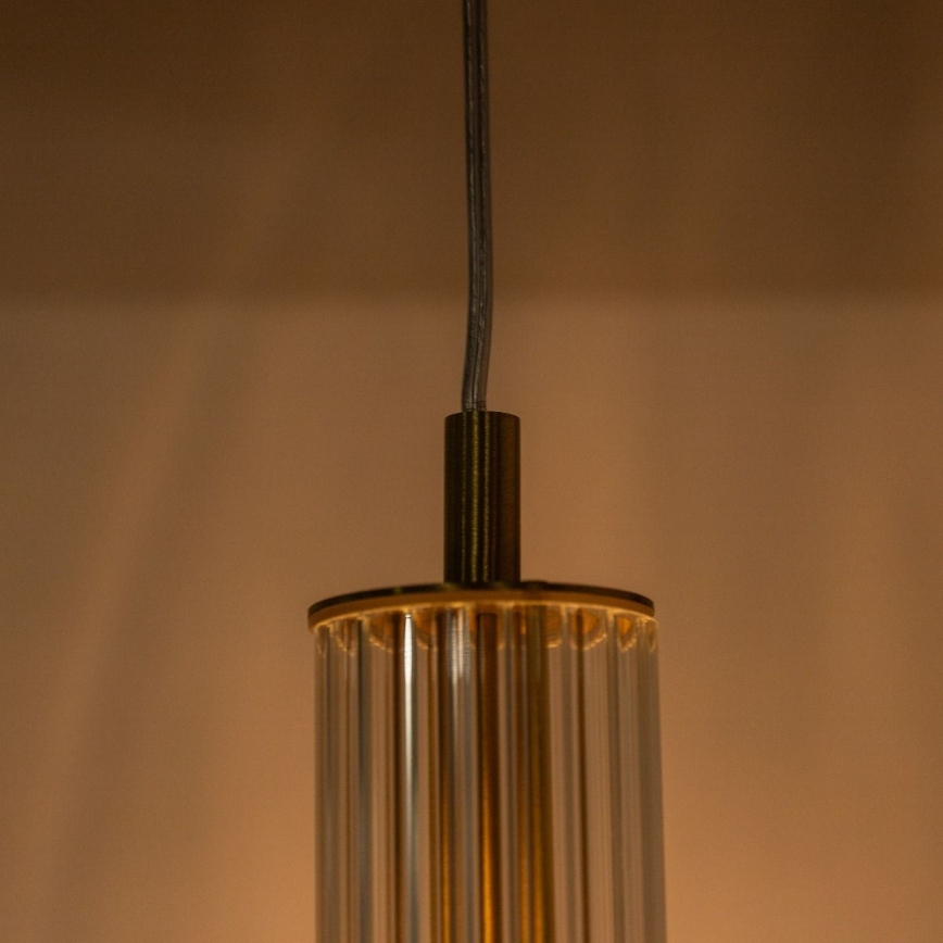 Zuma Line - Lampada a sospensione con cavo 1xE14/7W/230V dorata