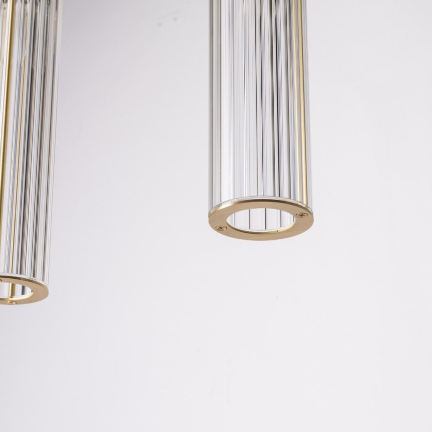 Zuma Line - Lampadario a sospensione con cavo 4xE14/7W/230V oro