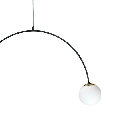 Zuma Line - Lampadario a cavo 2xE14/10W/230V nero