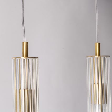 Zuma Line - Suspension sur câble 4xE14/7W/230V dorée